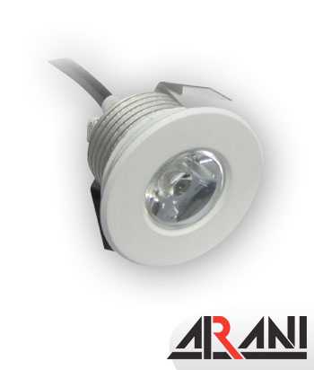 Luminaire de sol/ sous-comptoir Arani LED blanc circulaire 1.5W IG-30K-R-W-V1