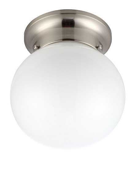 canarm icl9bn 1-light brushed nickel ceiling light