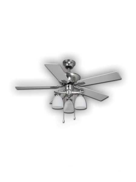 canarm new yorker series 42" ceiling fan brushed nickel cf42new5bpt