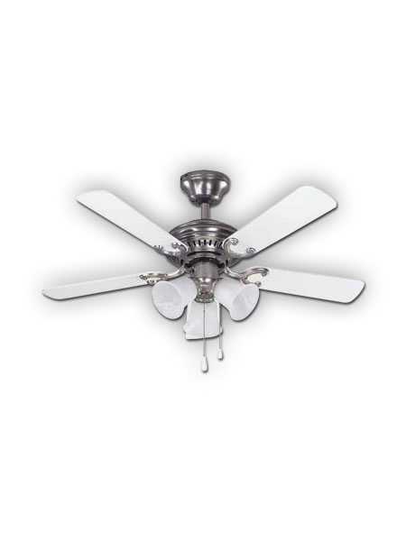canarm seymour series 42" ceiling fan brushed pewter cf42sey5bpt