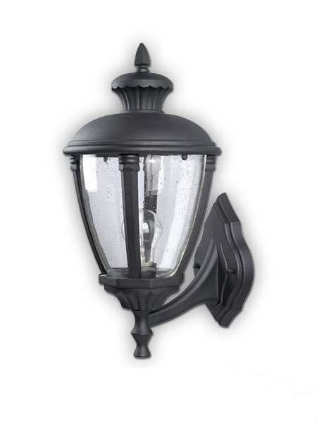 Canarm Outdoor 1 Light Black Wall Light IOL85 BK (fixturewshade)