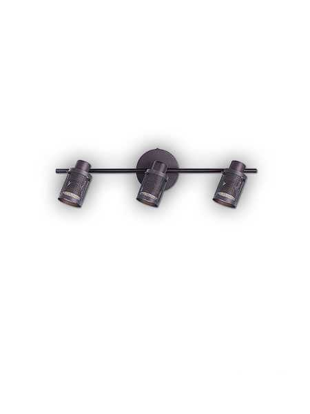 canarm acton 3 lights oil rubbed bronze wall light it576a03orb-led