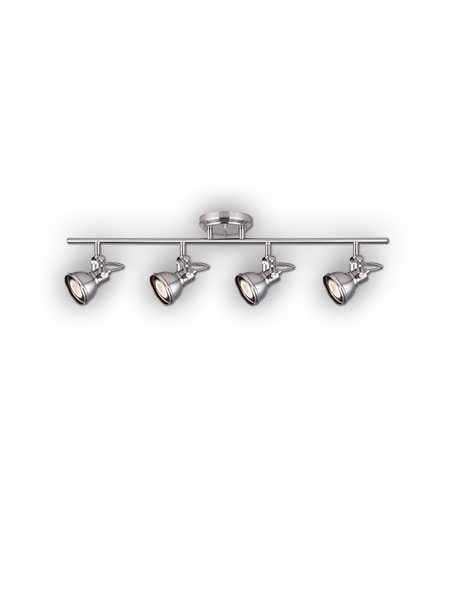 canarm polo 4 lights brushed nickel fixture it622a04bn10