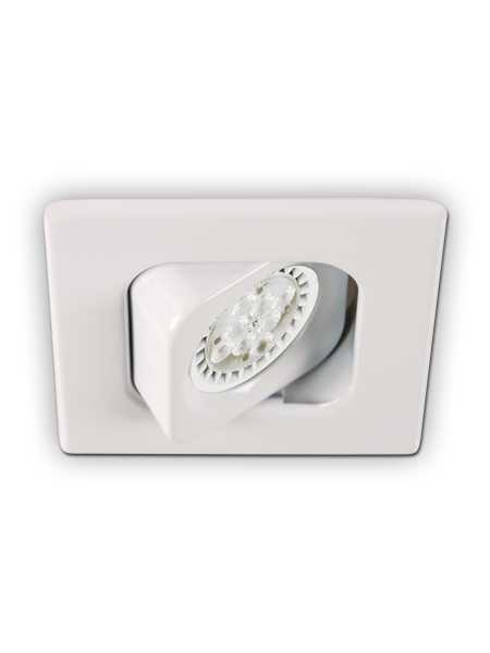 Minilux LED Square Recessed Light GU10 White MIN10-Q01-72