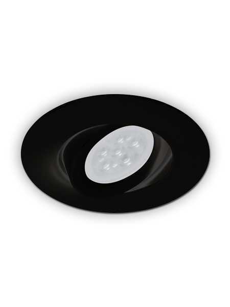 Minilux LED Recessed Lights GU10 Matte Black IC Remodel MIR10-G22-72