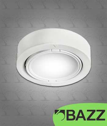 Rondelle blanche à LED Bazz 1.7W blanc doux U00031WH