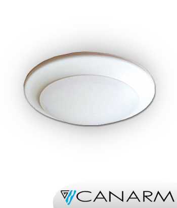 Canarm 6" LED Low Profile Ceiling Light 15W White Trim LED-SM6D WT A-C 6