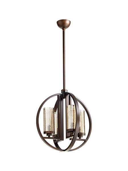 quorum lighting julian series 603-4-86 oiled bronze chandelier