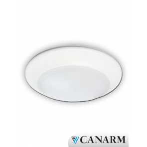 Plafonnier profil bas LED Canarm 6" Blanc 15W LED-SM6D-WT-C