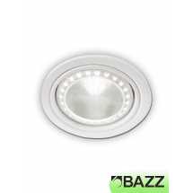Ens. 4x encastré LED Bazz 11W blanc pour extérieur/soffite 410L11W4